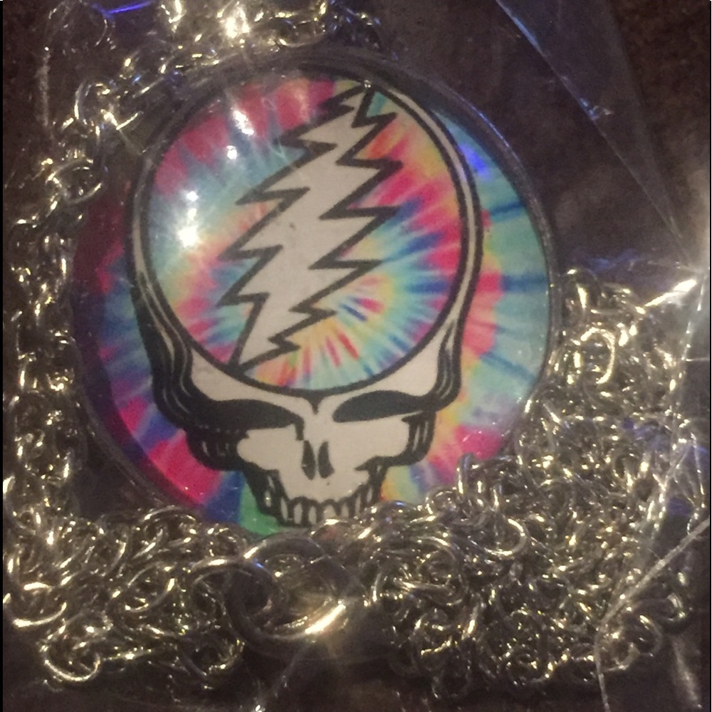 🔥Grateful Dead Steal Your Face w/Bolt  Necklace🔥